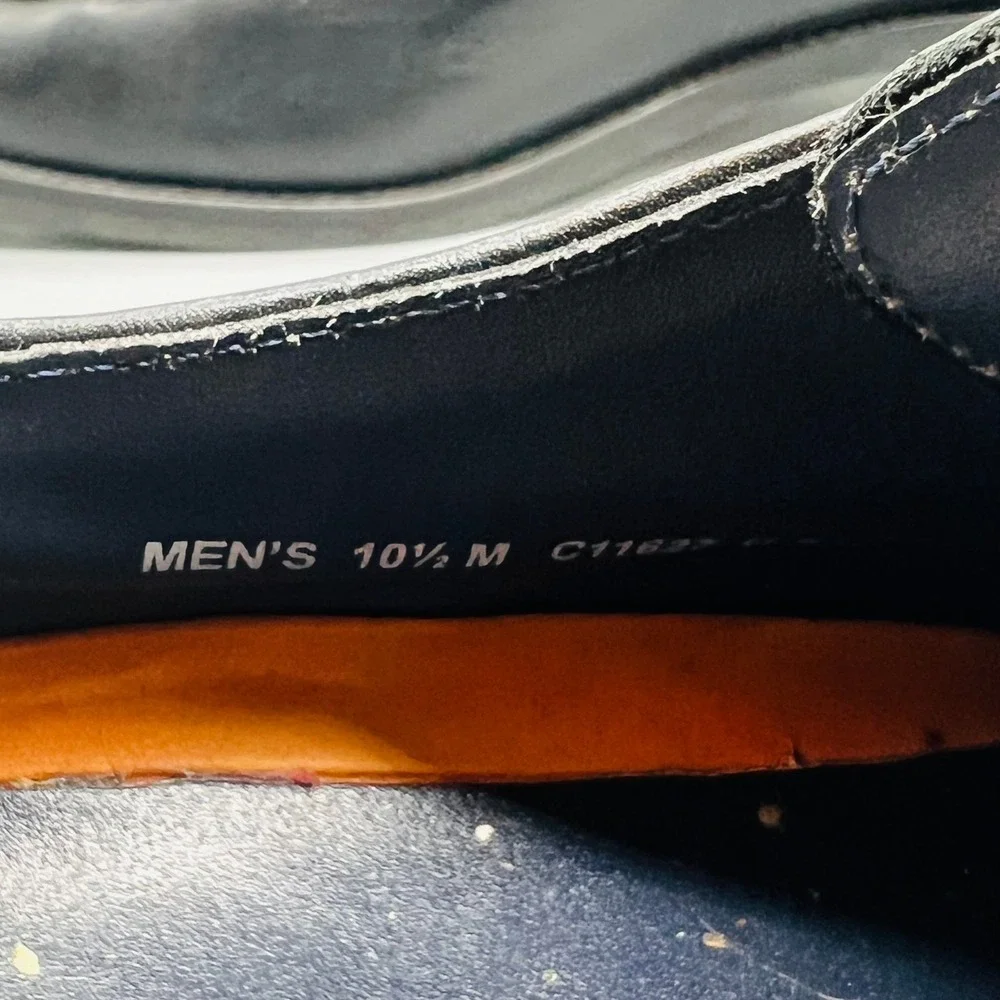 Cole Haan Shoes Mens 10.5 Black Leather Grand OS Split Toe Derby Oxfords Dress